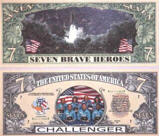 Space Shuttle Challenger Banknote