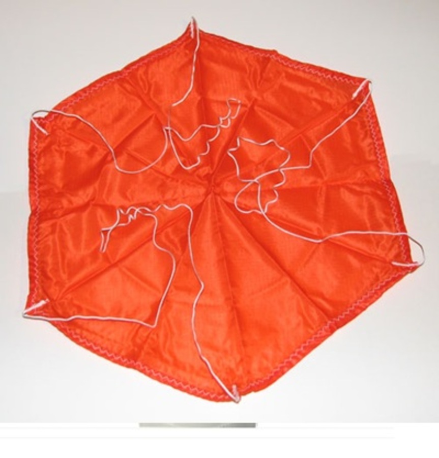 Nylon Parachute 22.5 cms